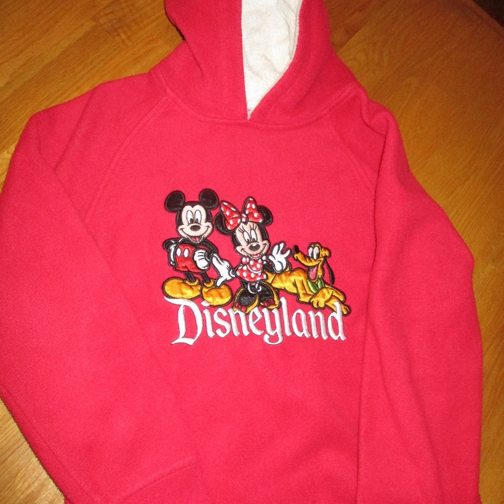 Disney Fleece Hoodie Size L 10/12
